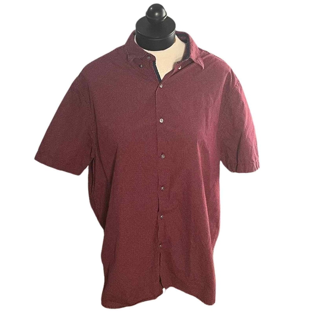 Denim &‎ Flower Ricky Singh Short Sleeve Button Down Shirt XL